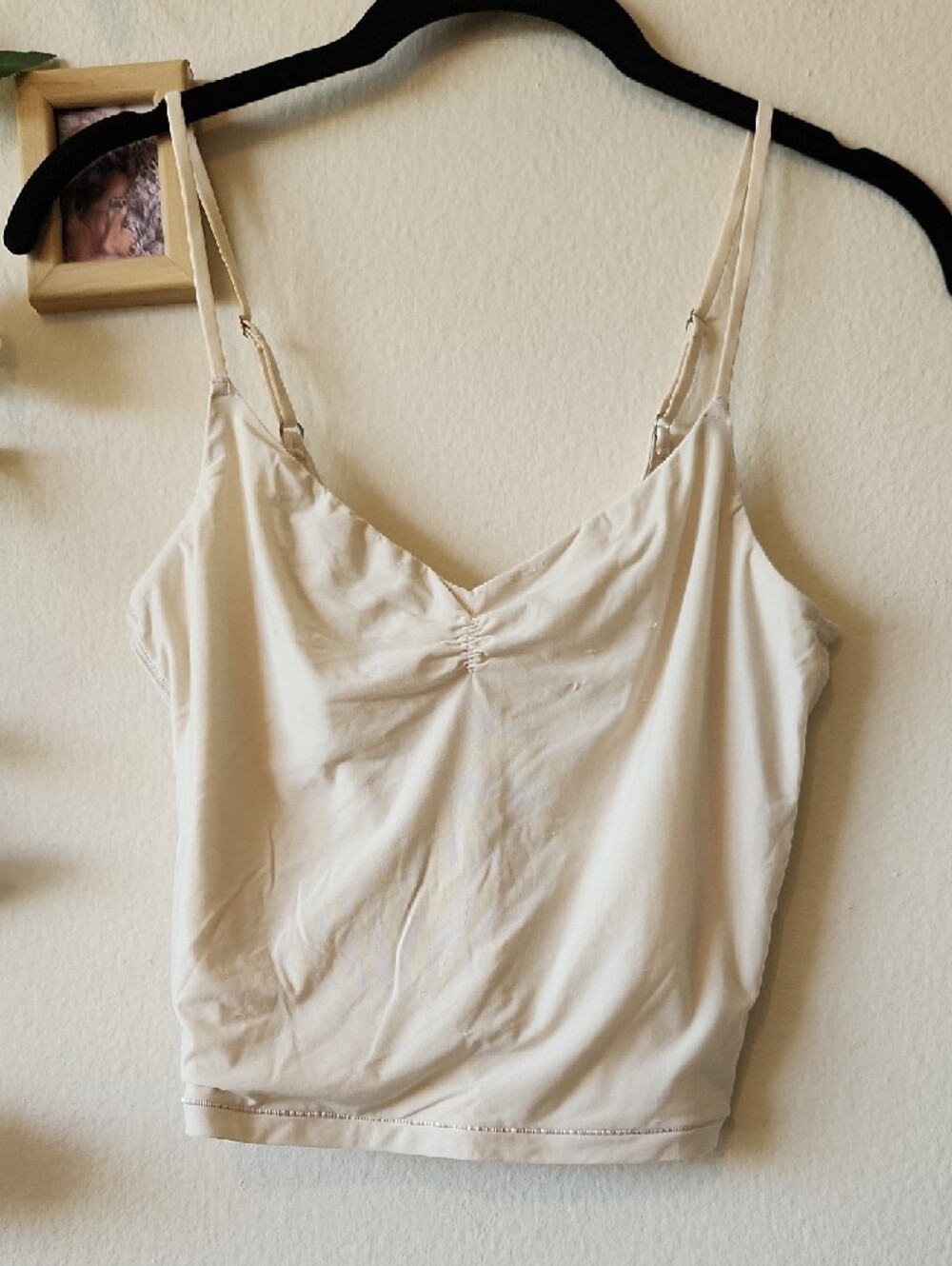 aerie - Heather Frost Smoothez Ruched Cami - M - Picture 3 of 5